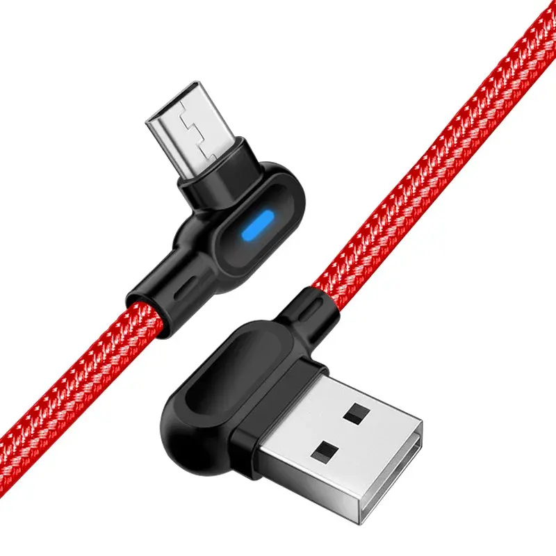 Cáp USB Type C Micro 90 độ, Olaf, Dây sạc nhanh, Tương thích với iPhone, Samsung, Xiaomi, Huawei, LG, Android, Dây dữ liệu Microusb, Thiết kế khuỷu tay đôi, Thích hợp để chơi game, Hỗ trợ USB C, Sạc nhanh 3.0 và 4.0 8