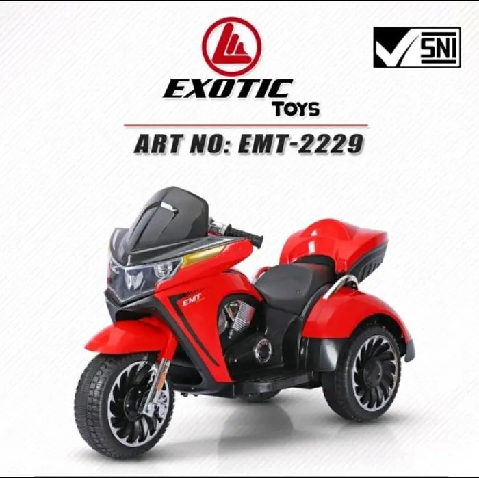 Mainan Anak Motor Aki Exotic EMT 2229 Ride-on Toys Harley Style EMT2229