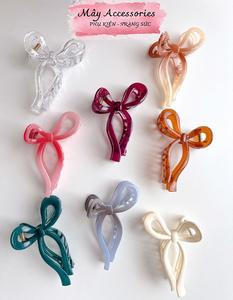 Kẹp Tóc Nơ Kẹp Tóc Càng Cua Hình Nơ Nhiều Màu  Phong Cách Hàn Quốc