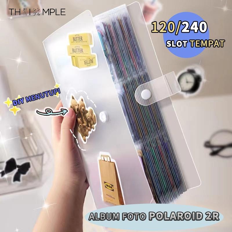 120/240 Slot album foto polaroid/Album Foto Polaroid 2R /polaroid photo card organizer/kolbuk photocard-Thimple 4