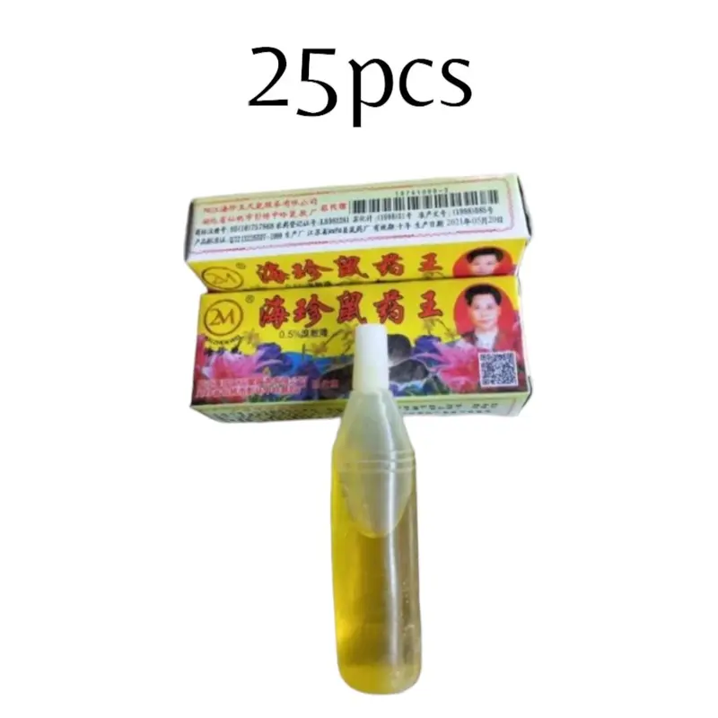1box 25pcs pembasmi hama tikus cair tabung kuning 0