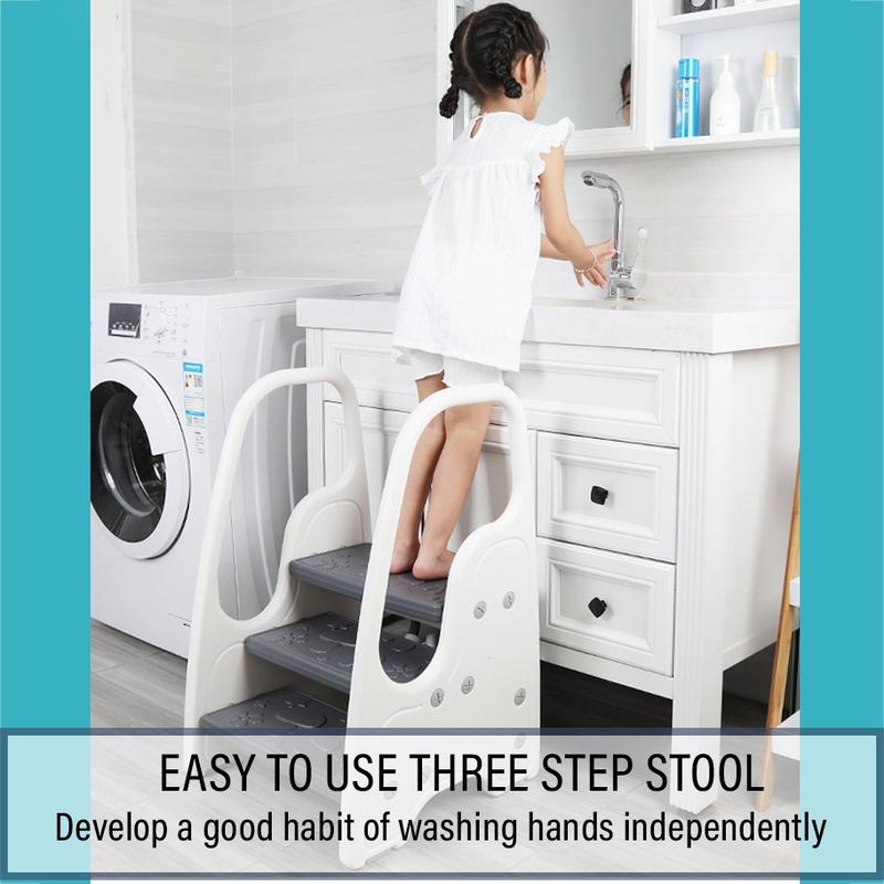 Child Safety Triple Step Stool 1