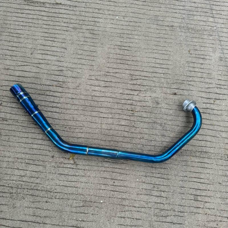 Leher knalpot satria fu bluemon road race diameter 50mm 4