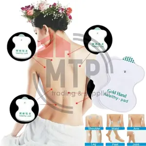 Gel Pad Pijat Leher EMS - Gold Hand Healthy Pad EMS - Pad Pemijat Terapi Tubuh Massage Elektrik Perawatan Getar Therapy Mengencangkan