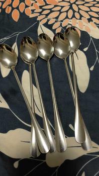 Product Review of 8Pcs Stainless Steel Long Handle Ice Tea Spoons Coffee Ice Cream Stirring Spoon Pointed Smooth Kitchen Accessories from m**e 0