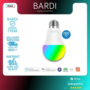 BARDI Smart Bulb Light LED Bohlam 9W RGBWW Lampu