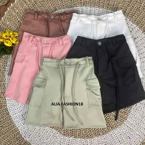 NEW CELANA PENDEK SCUBA 6364 / CELANA PENDEK WANITA KEKINIAN / CELANA PENDEK CARGO WANITA