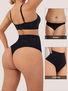 1/2 piezas de Ropa interior moldeadora para mujer en color sólido, Cómodos shorts moldeadores transpirables y muy elásticos con control de abdomen y levantamiento de cadera, Ropa interior moldeadora para mujer, Adecuados para uso diario