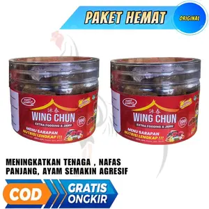 WING CHUN (2 toples) Extrafooding dan Jamu menjadikan ayam semakin agresif