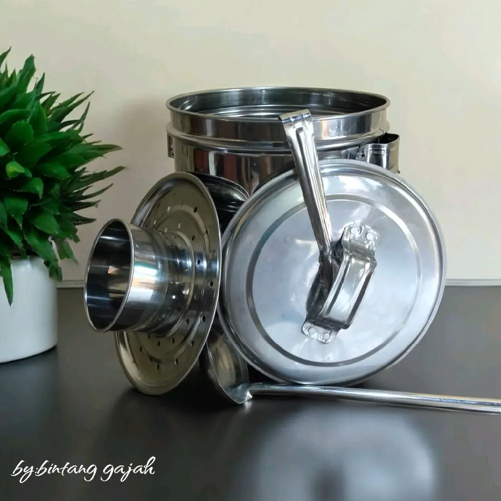 Paket Lengkap Dandang Bakso Ukuran 24cm  Kitchenware Stenlis - Kuah