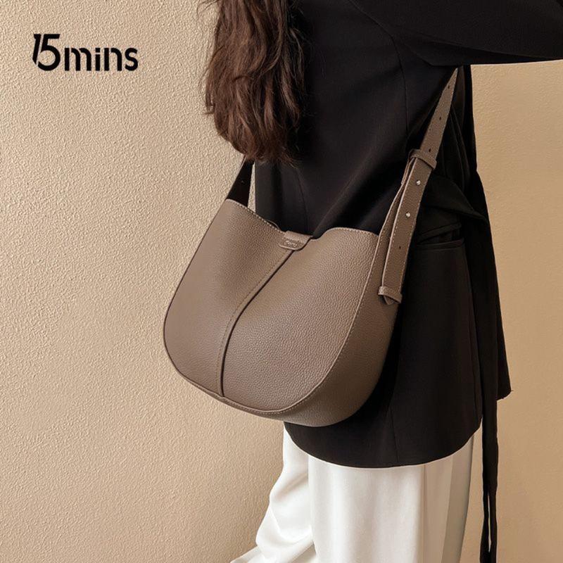 [15MINS] Túi da thật Tote túi công suất lớn mới túi nữ thời trang đi làm túi đeo vai