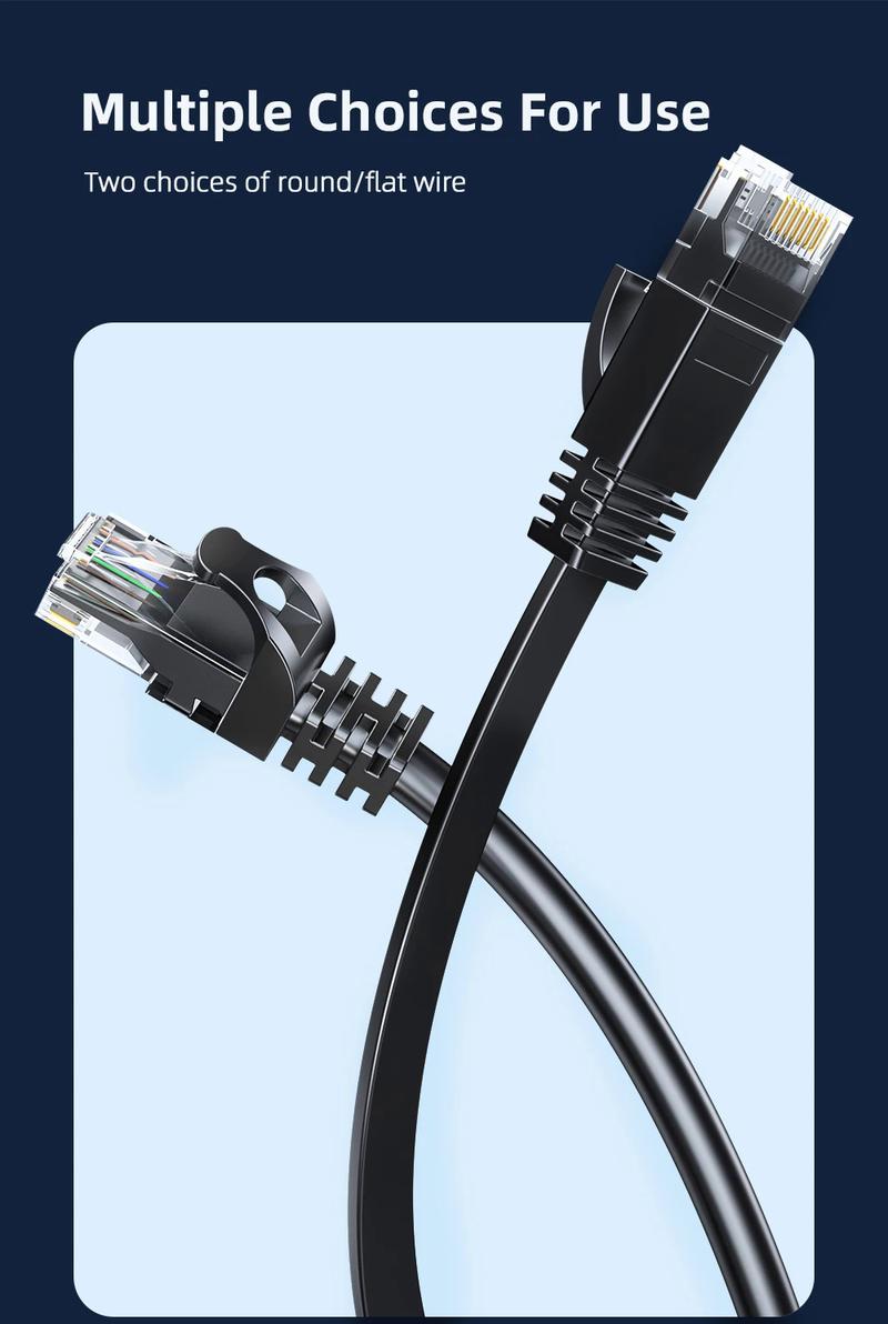 Product Introduction of Essager Ethernet Cable Cat6 Lan Cable 10m UTP Cat 6 RJ 45 Splitter Network Cable RJ45 Twisted Pair Patch Cord for Laptop Router 9