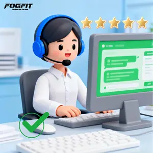 Jaminan Layanan Purna Jual Toko FOGFIT. Kami menyediakan layanan terbaik untuk setiap pesanan. Jika ada masalah purna jual, perawatan produk, atau cara penggunaan, hubungi kami terlebih dahulu. Kami akan memberikan layanan terbaik.