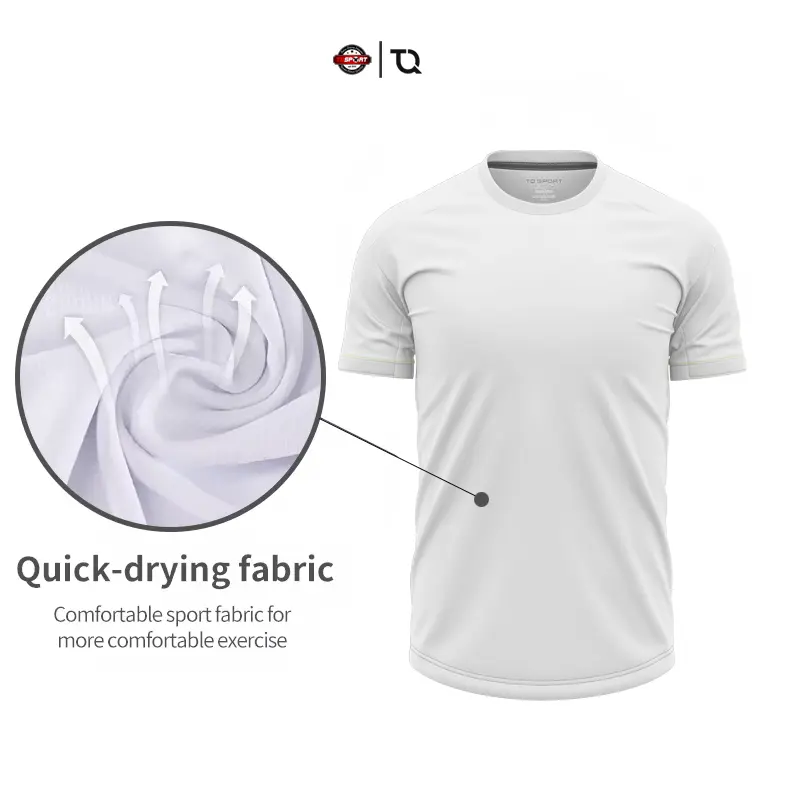 TQ Jersey BASIC Baju Running Kaos Olahraga Lari Pria Wanita Atasan Runing Bahan Dryfit Menyerap Keringat 2