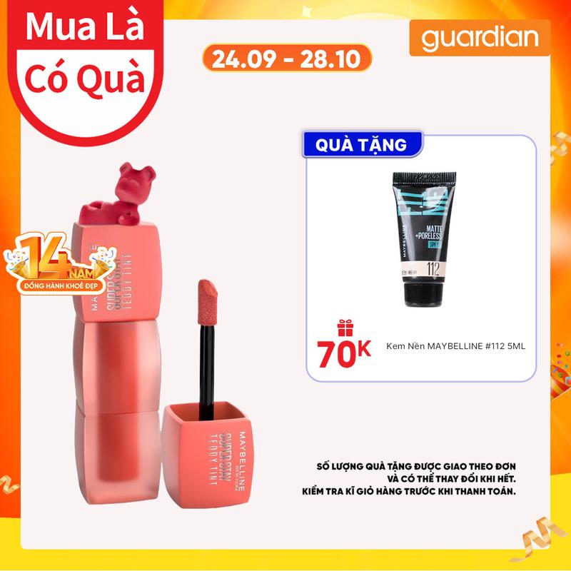 Son Kem Lì Teddy Tint Maybelline Superstay 5Ml