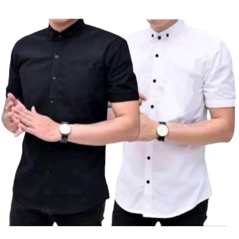 Paket 50 Ribu Dapet 2 Kemeja Premium Distro Tebal Bebas Pilih Warna  Casual Slimfit  Pria
