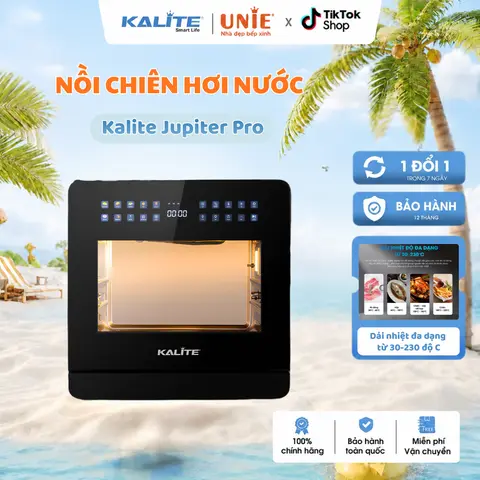 Nồi Chiên Hơi Nước Kalite Jupiter Pro – Công Nghệ Hơi Nước 3S Siêu Tốc, Dung Tích Lớn 18L, Công Suất Mạnh Mẽ 1600W