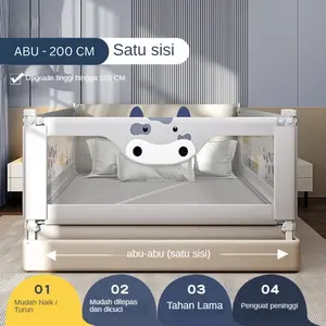 Bedrail Mommy Jay Bedguard Fence Pembatas Pengaman Kasur Ranjang Baby - READY MANADO
