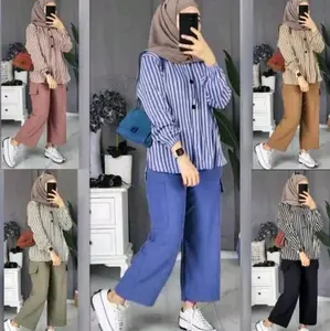 SETELAN SALUR PREMIUM ATASAN KEMEJA BAWAHAN CELANA CARGO BAHAN LEMBUT TEBAL KEKINIAN 2026