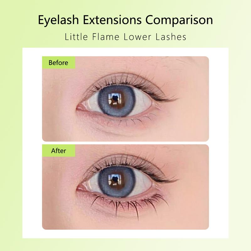 Product Introduction of Lower Lashes Makeup 5 Pairs/Box Lazy Small Flame Eyelashes Makeup Tools DIY lashes Extension 1