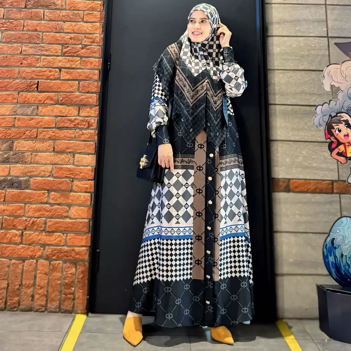 GAMIS AGHNIA DP DITHYA PRATIWI SIGNATURE | GAMIS PRINTING PREMIUM ORIGINAL
