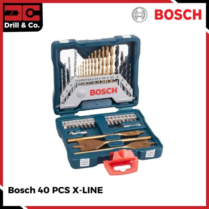 Gambar Bosch 40 Pcs X-Line Mata Bor & Mata Obeng Set 40Pcs dari Drill&Co Kota Administrasi Jakarta Barat Tokopedia