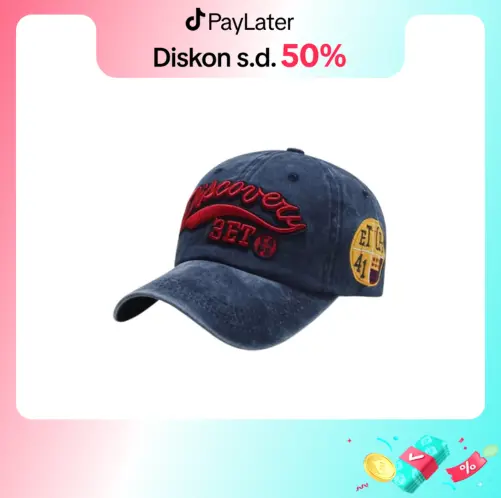 Topi Cowboy Baseball Hat Men's Fashion Women's Korean Edition Casual Sun Visor Hat Pria Topi Wanita Cap
