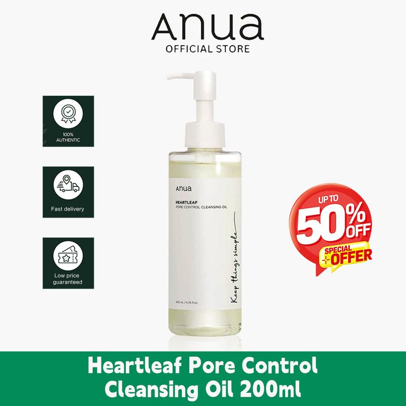 Product Introduction of BUY 2 GET 1 FREE Anua Cleanser Heartleaf Quercetinol Pore Deep Cleansing Foam Facial Cleansers Face Wash 150ml +Anua Heartleaf Pore Control Cleansing Oil Korean Facial Cleanser (200ml) 8