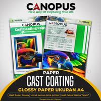 Gambar CANOPUS Kertas Foto Glossy Photo Paper A4 240 Gsm Backprint dari Wahana Data Surabaya Kota Surabaya 4 Tokopedia