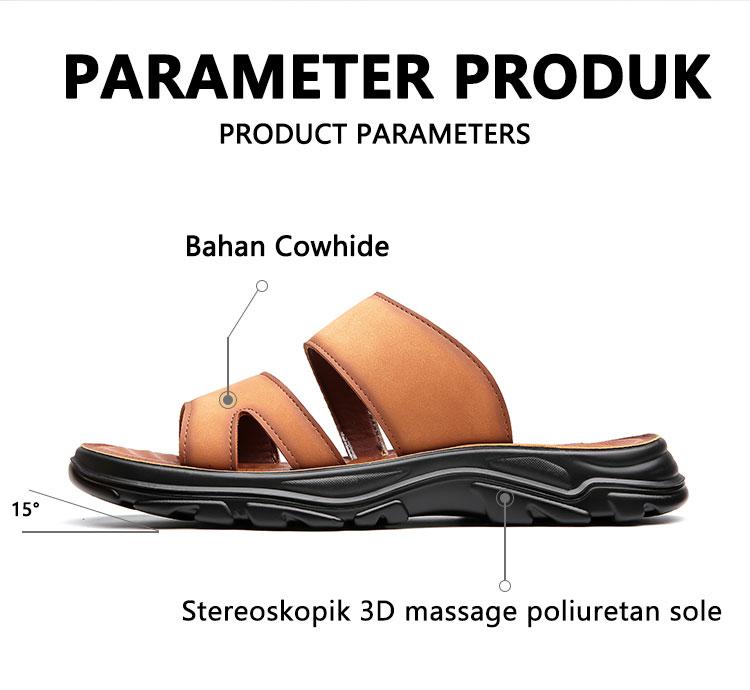 Product Introduction of 8233 - PAMATE Fashion Sandal Pantai Berjalan Sandal Kasual Sandal Pria Sendal 4