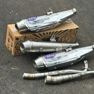 Knalpot copy supra x 125 fii original TRS26 racing product Motorcycle