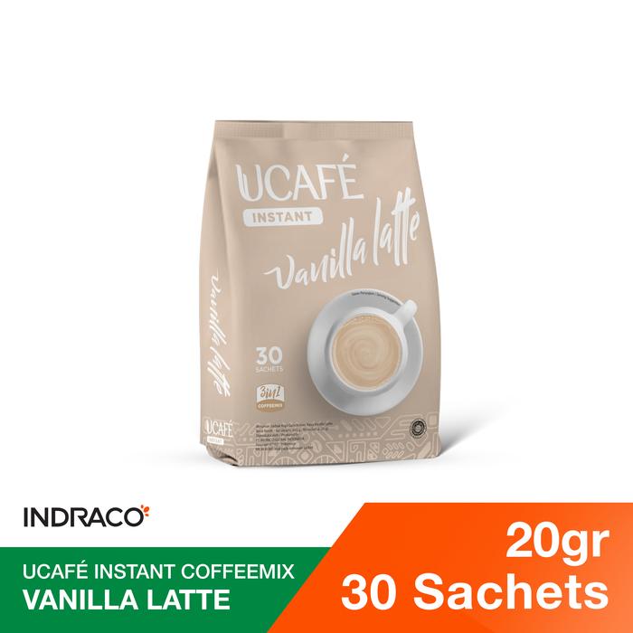 Gambar UCAFE Instant Coffee Vanilla Latte P30 (30 sachets x 20g) dari INDRACO Store Kab. Gresik Tokopedia