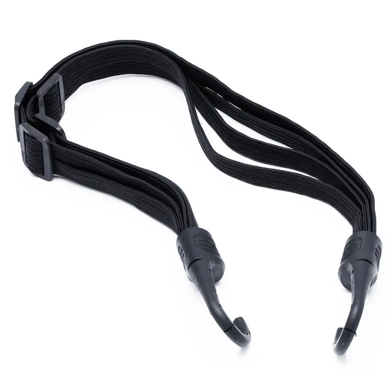 Tali Pengikat Helm Motor 2 Hook 60 cm Black 4