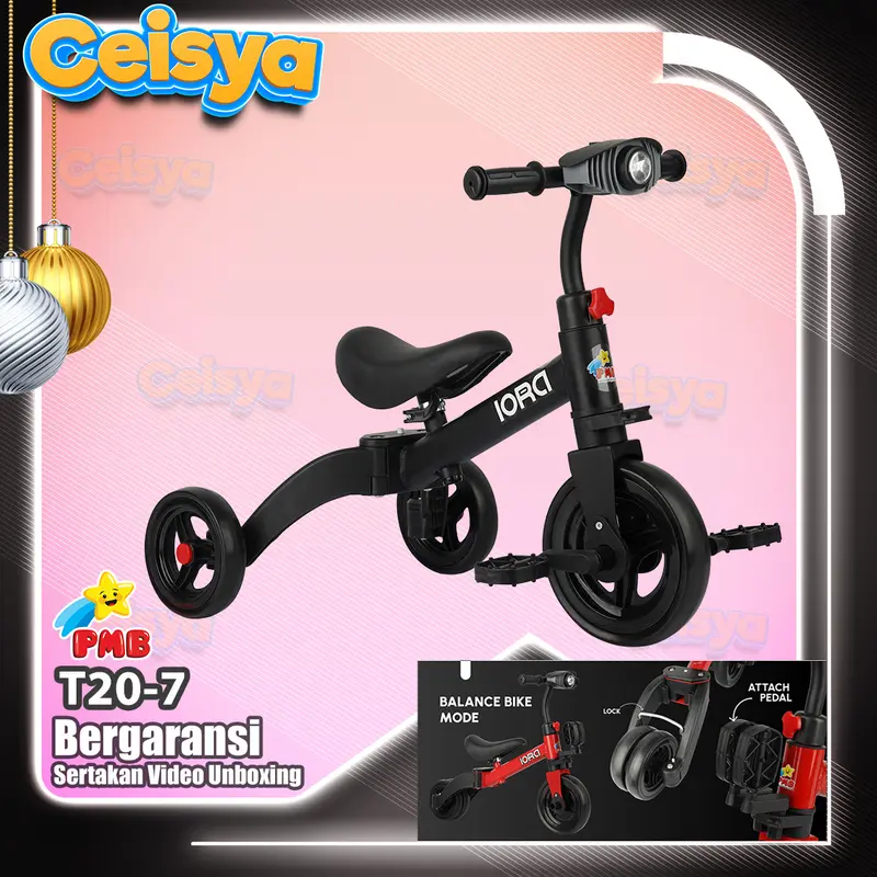 Sepeda Roda Tiga Anak  // Sepeda Keseimbangan Anak // IORA T20-7 1