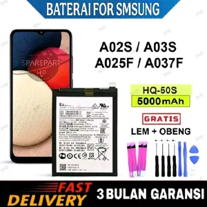 BATERAI BATRAI FOR SMSUNG A02S / A03S / HQ-50S / A025F / A037F / HQ-50S Batre Battery