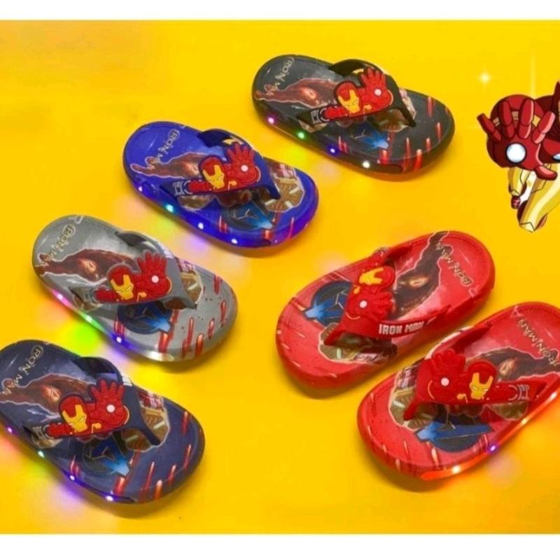 sandal anak laki laki led 3-7 tahun 4