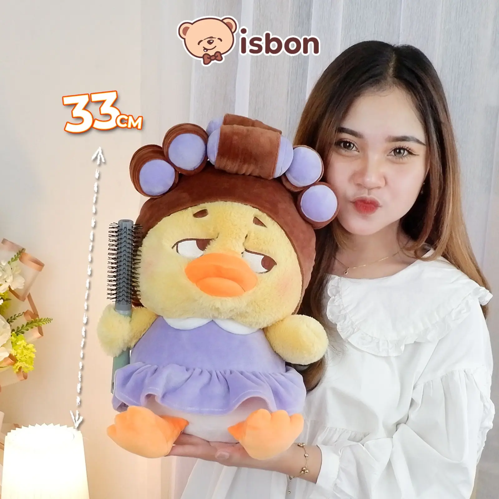 13in With Hair Do Purple