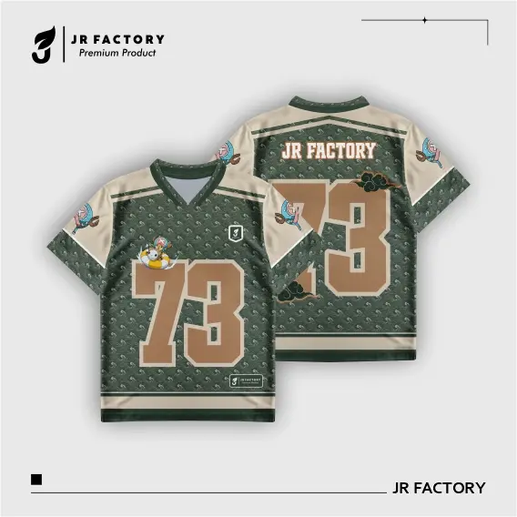 JR FACTORY_Jersey Dewasa Unisex Streetwear Oversize Number Dryfit Brazil Retro Vintage Hockey Boxy Fit Olahraga Pakaian 3