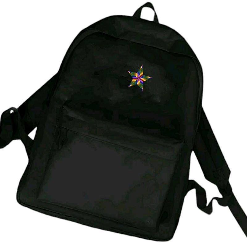 Product Introduction of Tas RANSEL SEKOLAH dan Perempuan Pria Remaja SD SMP SMA Terbaru Gambar BINTANG Kekinian Terlaris COD (Bisa Bayar di Tempat) Hitam Canvas 8