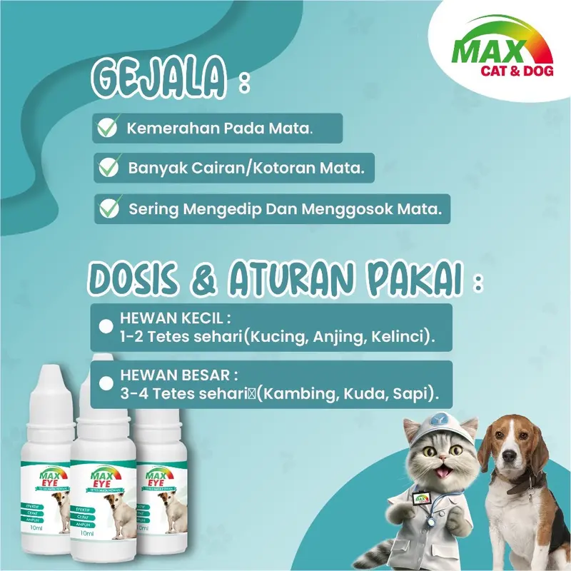 MAX EYE OBAT TETES MATA KUCING DAN ANJING 2