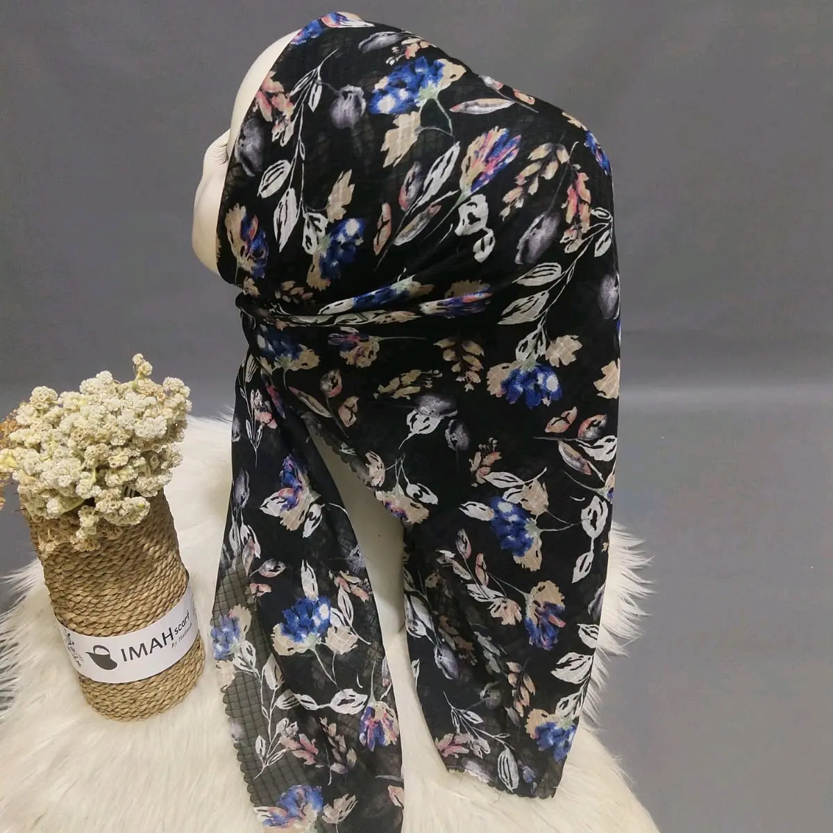 segi empat viney dobby motif Muslim