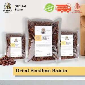 Granola Addict - Dried Seedless Raisin / Kismis 250G, 500G, 1KG