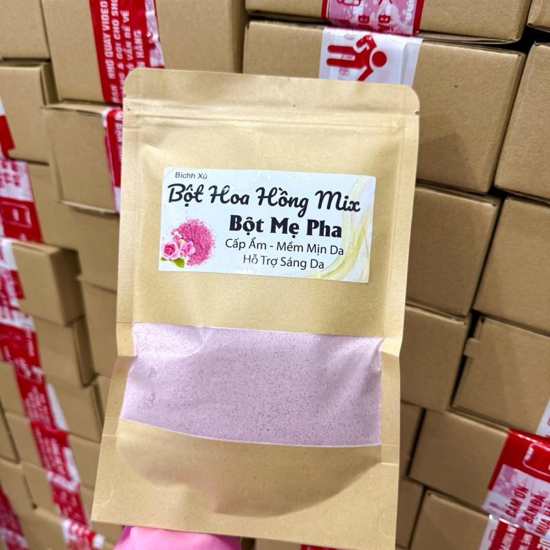 BỘT HOA HỒNG MIX - SÁNG DA - CẤP ẨM - MỜ THÂM - NHẢ NẮNG ( GIỎ MỚI )