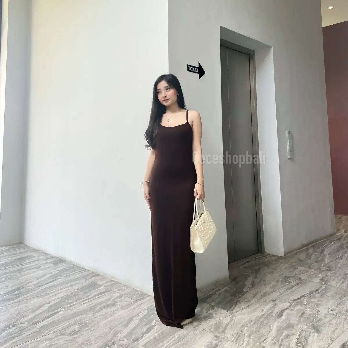Suzy longdress tali sphagetti