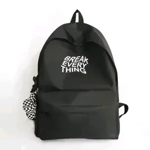 Tas Gendong Tas Ransel Wanita Unisex Tastistus Indonesia - Slingbag, Wanita - Pria Kanvas Backpack Sekolah Hitam