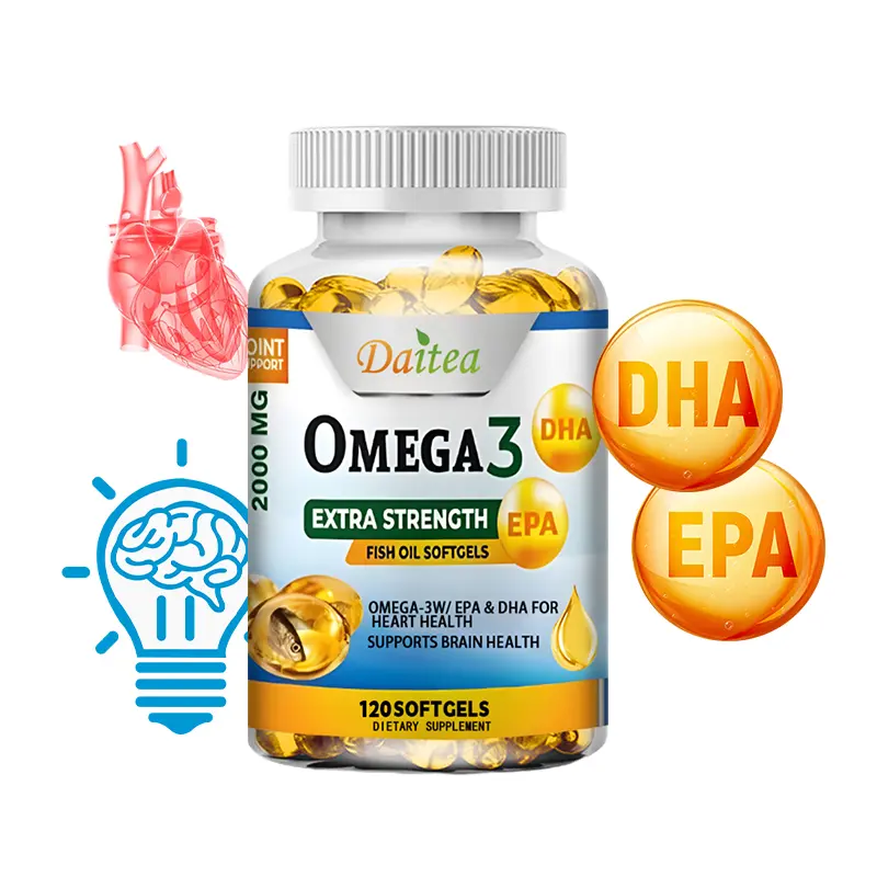 Omega-3 (Minyak Ikan) – Untuk Jantung dan Otak