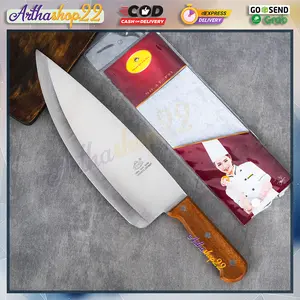 Pisau Dapur Chinese Chef Knife Koki Stainless Steel Filet Kitchenware MIAO GUAN JIA