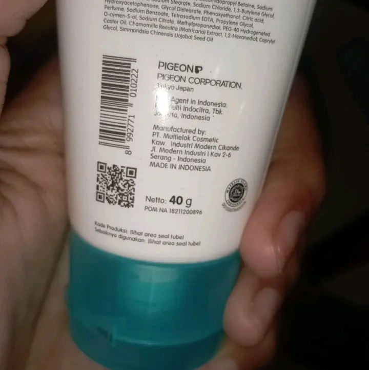 Pigeon Teans Facial Wash - Sabun Cuci Muka - Wajah Cleansing Berminyak Pencuci Pencerah 2