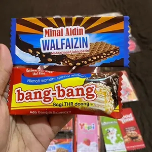 Gerasmik 60 / 36 PCS Amplop Lebaran Motif Snack Lucu Spesial Idul Fitri Ampau THR Masuk Toples Unik Art Paper Aesthetic