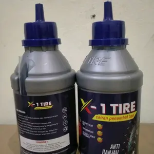 Cairan ban tubeless X-1TIRE (2 pcs) untuk all motor,/mobil(350ml)